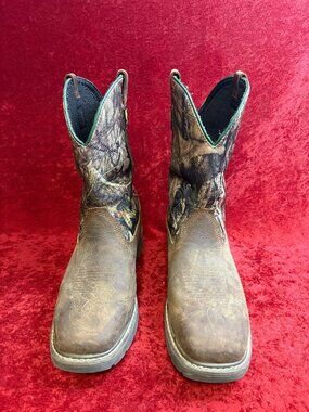 Skechers x John Deere Rowood Moss Burrow Men's Western Work Boots Size 11.5
